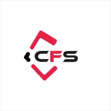 CFS yaratıcı minimalist harf logosu. CFS benzersiz vektör baş harfleri harf logosu tasarımı