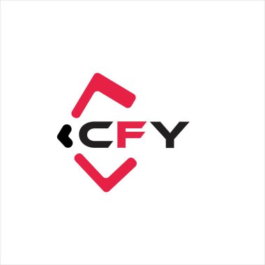 CFY yaratıcı minimalist harf logosu. CFY benzersiz vektör baş harfleri harf logosu tasarımı