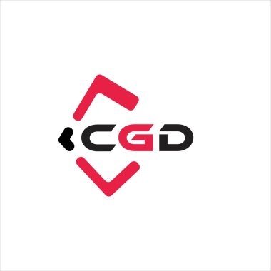 CGD yaratıcı minimalist harf logosu. CGD benzersiz vektör baş harfleri harf logosu tasarımı