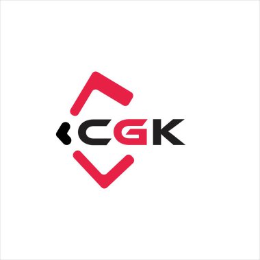 CGK yaratıcı minimalist harf logosu. CGK benzersiz vektör baş harfleri harf logosu tasarımı