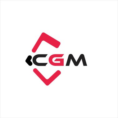 CGM yaratıcı minimalist harf logosu. CGM benzersiz vektör baş harfleri harf logosu tasarımı