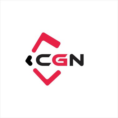 CGN yaratıcı minimalist harf logosu. CGN benzersiz vektör baş harfleri harf logosu tasarımı