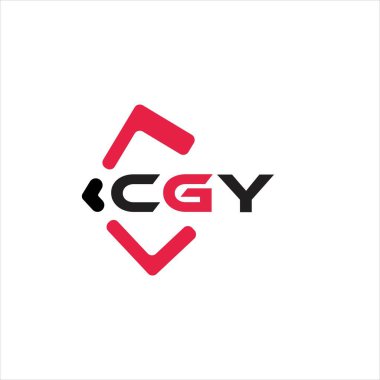CGY yaratıcı minimalist harf logosu. CGY benzersiz vektör baş harfleri harf logosu tasarımı