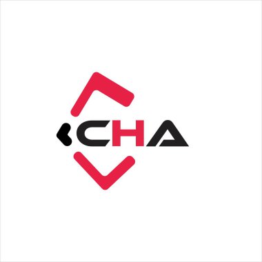 CHA yaratıcı minimalist harf logosu. CHA eşsiz vektör baş harfleri alfabe harf logosu tasarımı