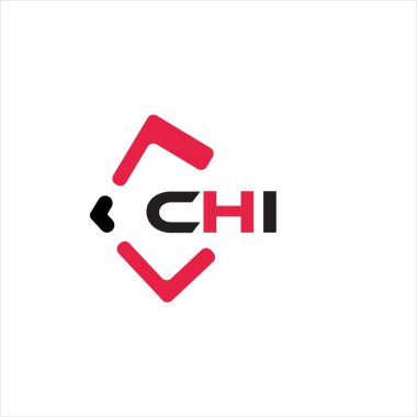CHI yaratıcı minimalist harf logosu. CHI eşsiz vektör baş harfleri alfabe harf logosu tasarımı