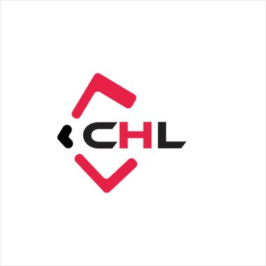 CHL yaratıcı minimalist harf logosu. CHL eşsiz vektör baş harfleri alfabe harfi logosu. Yaratıcı minimalist harf logosu. CHL eşsiz vektör baş harfleri alfabe harf logosu tasarımı