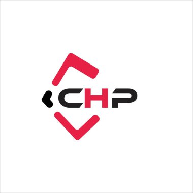 CHP yaratıcı minimalist harf logosu. CHP benzersiz vektör baş harfleri alfabe harfi logo tasarımı