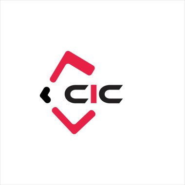 SHM 'nin yaratıcı minimalist harf logosu. CIC benzersiz vektör baş harfleri alfabe harf logosu tasarımı