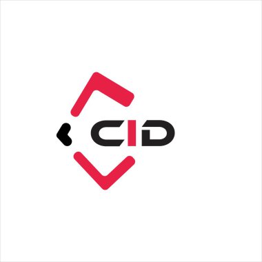 CID 'nin yaratıcı minimalist harf logosu. CID eşsiz vektör baş harfleri alfabe harfi logosu. Yaratıcı minimalist harf logosu. CID eşsiz vektör baş harfleri alfabe harf logosu tasarımı