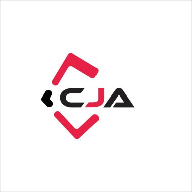 CJA yaratıcı minimalist harf logosu. CJA benzersiz vektör baş harfleri harf logosu tasarımı