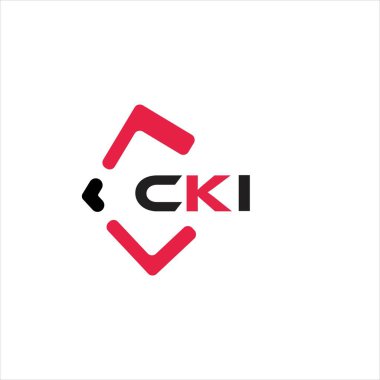 CKI yaratıcı minimalist harf logosu. CKI benzersiz vektör baş harfleri harf logosu tasarımı