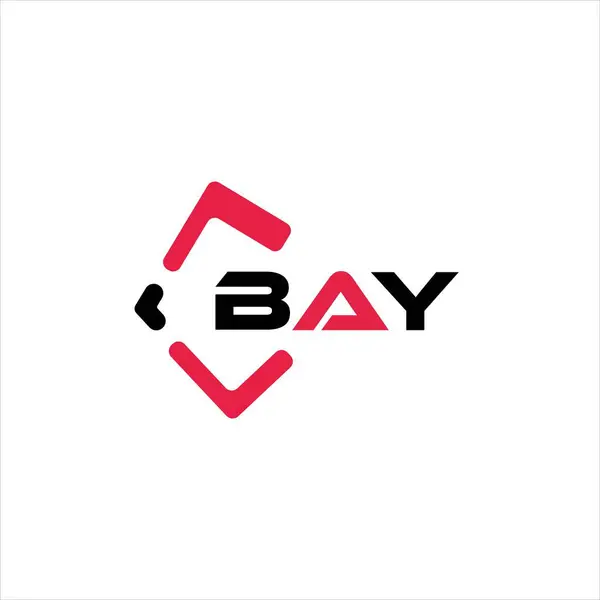 Yaratıcı minimalist harf logosu. BAY benzersiz vektör baş harfleri alfabe harf logosu tasarımı