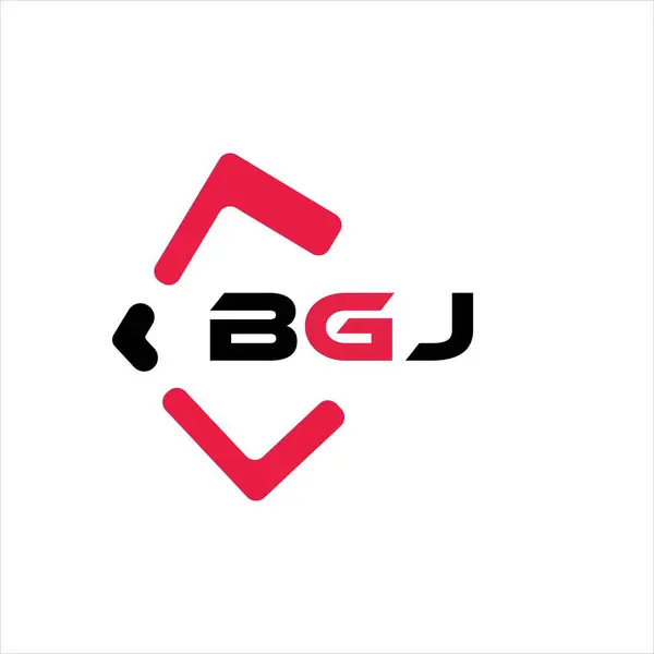 BGJ yaratıcı minimalist harf logosu. BGJ benzersiz vektör baş harfleri harf logosu tasarımı