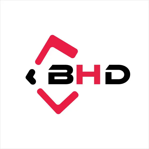 BHD yaratıcı minimalist harf logosu. BHD eşsiz vektör baş harfleri harf logosu tasarımı