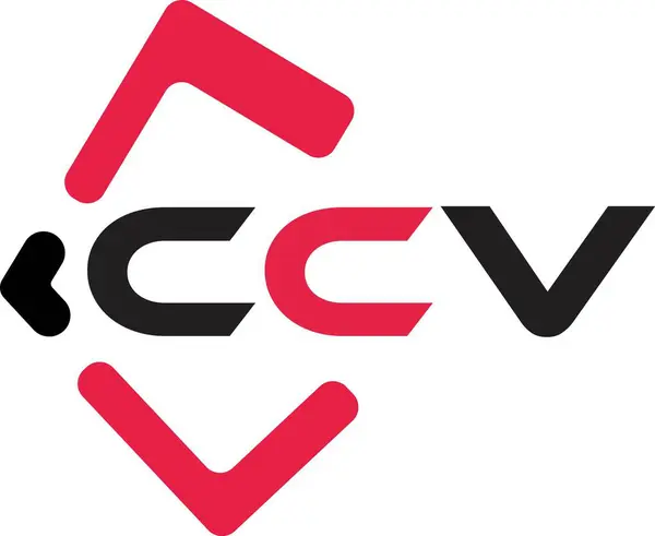 CCV yaratıcı minimalist harf logosu. CCV eşsiz vektör baş harfleri alfabe harf logosu tasarımı