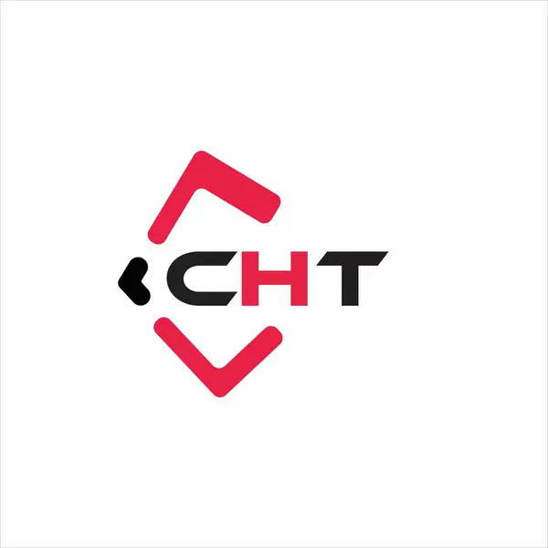 CHT yaratıcı minimalist harf logosu. CHT eşsiz vektör baş harfleri alfabe harf logosu tasarımı