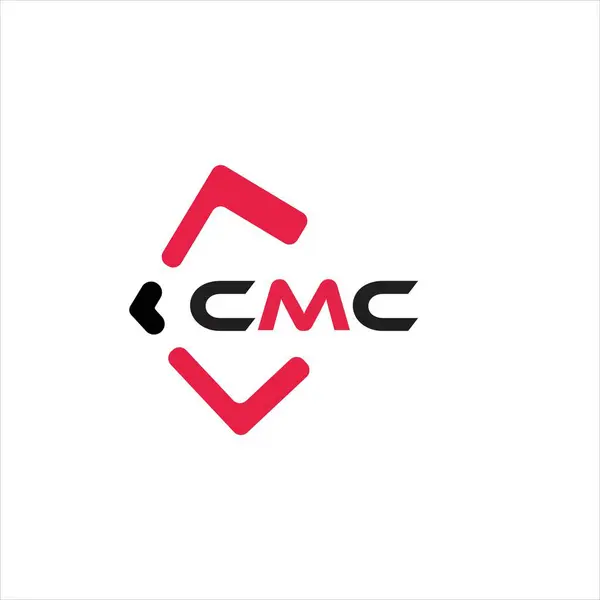 CMC yaratıcı minimalist harf logosu. CMC benzersiz vektör baş harfleri harf logosu tasarımı