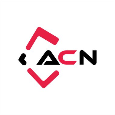 ACN yaratıcı minimalist harf logosu. ACN eşsiz vektör baş harfleri alfabe harf logosu tasarımı