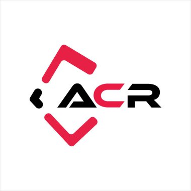 ACR yaratıcı minimalist harf logosu. ACR benzersiz vektör baş harfleri alfabe harfi logo tasarımı