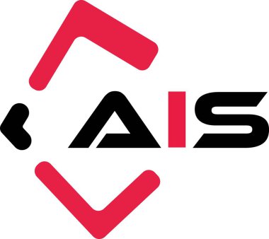 PrintAIS yaratıcı minimalist harf logosu. AIS eşsiz vektör baş harfleri alfabe harf logosu tasarımı