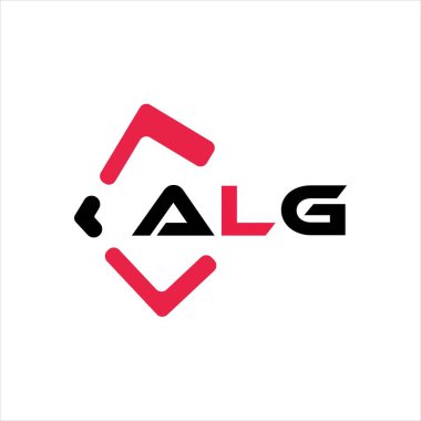 ALG yaratıcı minimalist harf logosu. ALG benzersiz vektör baş harfleri alfabe harfi logo tasarımı