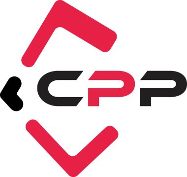 CPP yaratıcı minimalist harf logosu. CPP benzersiz vektör baş harfleri harf logosu tasarımı