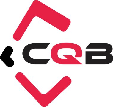 CQB yaratıcı minimalist harf logosu. CQB benzersiz vektör baş harfleri harf logosu tasarımı