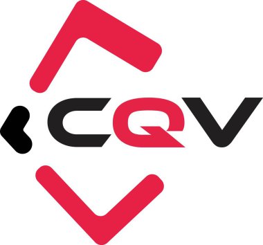 CQV yaratıcı minimalist harf logosu. CQV benzersiz vektör baş harfleri harf logosu tasarımı