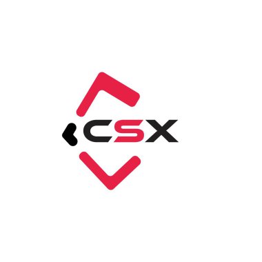 CSX yaratıcı minimalist harf logosu. CSX benzersiz vektör baş harfleri harf logosu tasarımı
