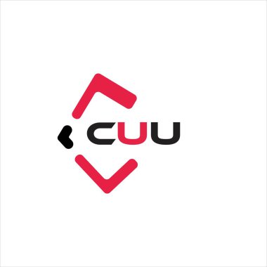 CUU yaratıcı minimalist harf logosu. CUU benzersiz vektör baş harfleri harf logosu tasarımı