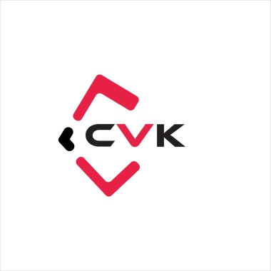 CVK yaratıcı minimalist harf logosu. CVK eşsiz vektör baş harfleri alfabe harfi logo tasarımı