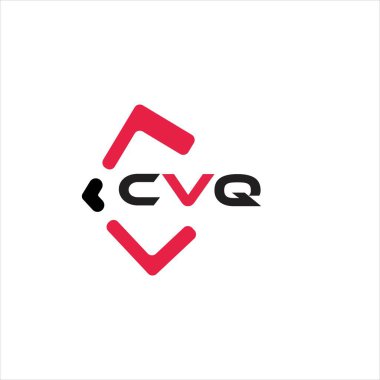 CVQ yaratıcı minimalist harf logosu. CVQ benzersiz vektör baş harfleri harf logosu tasarımı