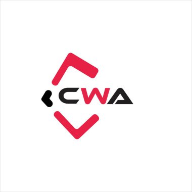 CWA yaratıcı minimalist harf logosu. CWA benzersiz vektör baş harfleri harf logosu tasarımı