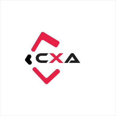 CXA yaratıcı minimalist harf logosu. CXA benzersiz vektör baş harfleri harf logosu tasarımı
