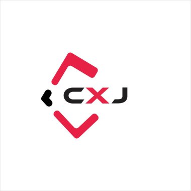 CXI yaratıcı minimalist harf logosu. CXI benzersiz vektör baş harfleri harf logosu tasarımı
