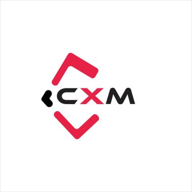 CXM yaratıcı minimalist harf logosu. CXM benzersiz vektör baş harfleri harf logosu tasarımı