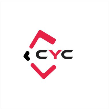 CYC yaratıcı minimalist harf logosu. CYC benzersiz vektör baş harfleri harf logosu tasarımı