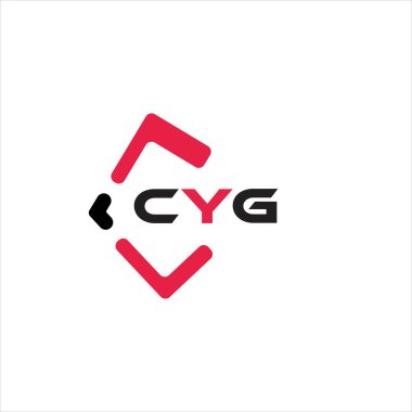 CYG yaratıcı minimalist harf logosu. CYG benzersiz vektör baş harfleri harf logosu tasarımı