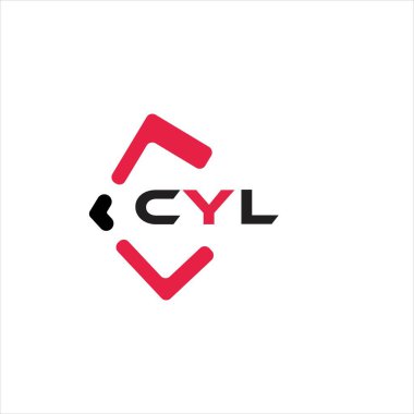 CYL yaratıcı minimalist harf logosu. CYL benzersiz vektör baş harfleri harf logosu tasarımı