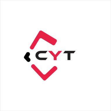 CYT yaratıcı minimalist harf logosu. CYT benzersiz vektör baş harfleri harf logosu tasarımı