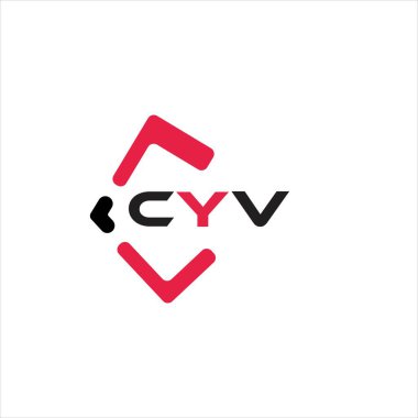 CYV yaratıcı minimalist harf logosu. CYV benzersiz vektör baş harfleri alfabe harfi logo tasarımı