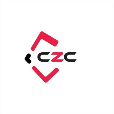 CZC yaratıcı minimalist harf logosu. CZC benzersiz vektör baş harfleri harf logosu tasarımı