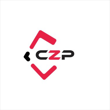 CZP yaratıcı minimalist harf logosu. CZP benzersiz vektör baş harfleri harf logosu tasarımı