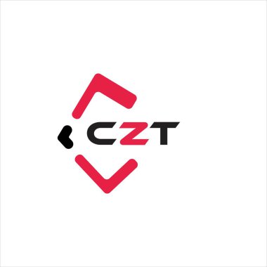 CZT yaratıcı minimalist harf logosu. CZT benzersiz vektör baş harfleri harf logosu tasarımı