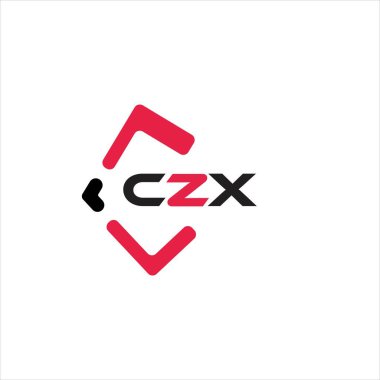 CZX yaratıcı minimalist harf logosu. CZX benzersiz vektör baş harfleri harf logosu tasarımı