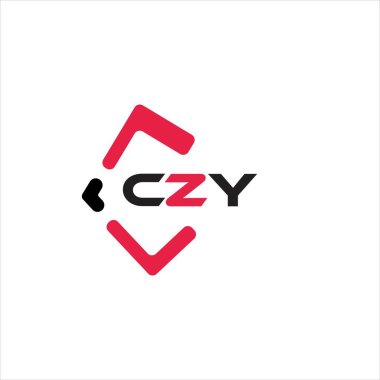 CZYH yaratıcı minimalist harf logosu. CZYH benzersiz vektör baş harfleri alfabe harfi logo tasarımı