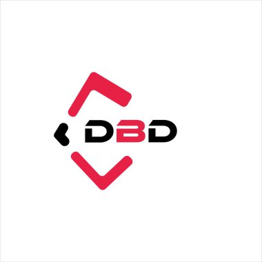 DBD yaratıcı minimalist harf logosu. DBD benzersiz vektör baş harfleri harf logosu tasarımı