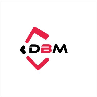 DBM yaratıcı minimalist harf logosu. DBM benzersiz vektör baş harfleri harf logosu tasarımı
