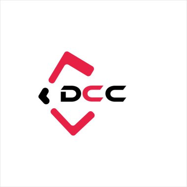 DCC yaratıcı minimalist harf logosu. DCC benzersiz vektör baş harfleri harf logosu tasarımı