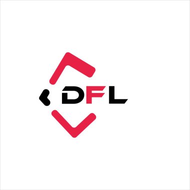 DFL yaratıcı minimalist harf logosu. DFL benzersiz vektör baş harfleri harf logosu tasarımı